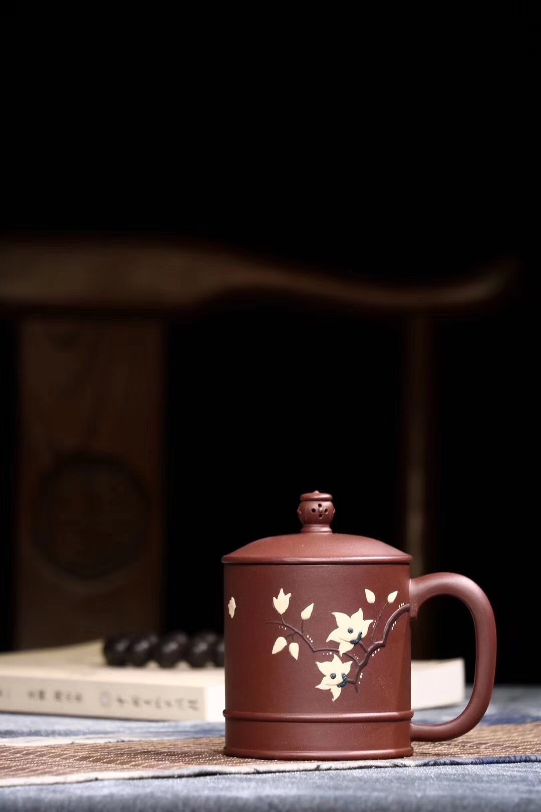 吕霞作品 玉兰盖杯