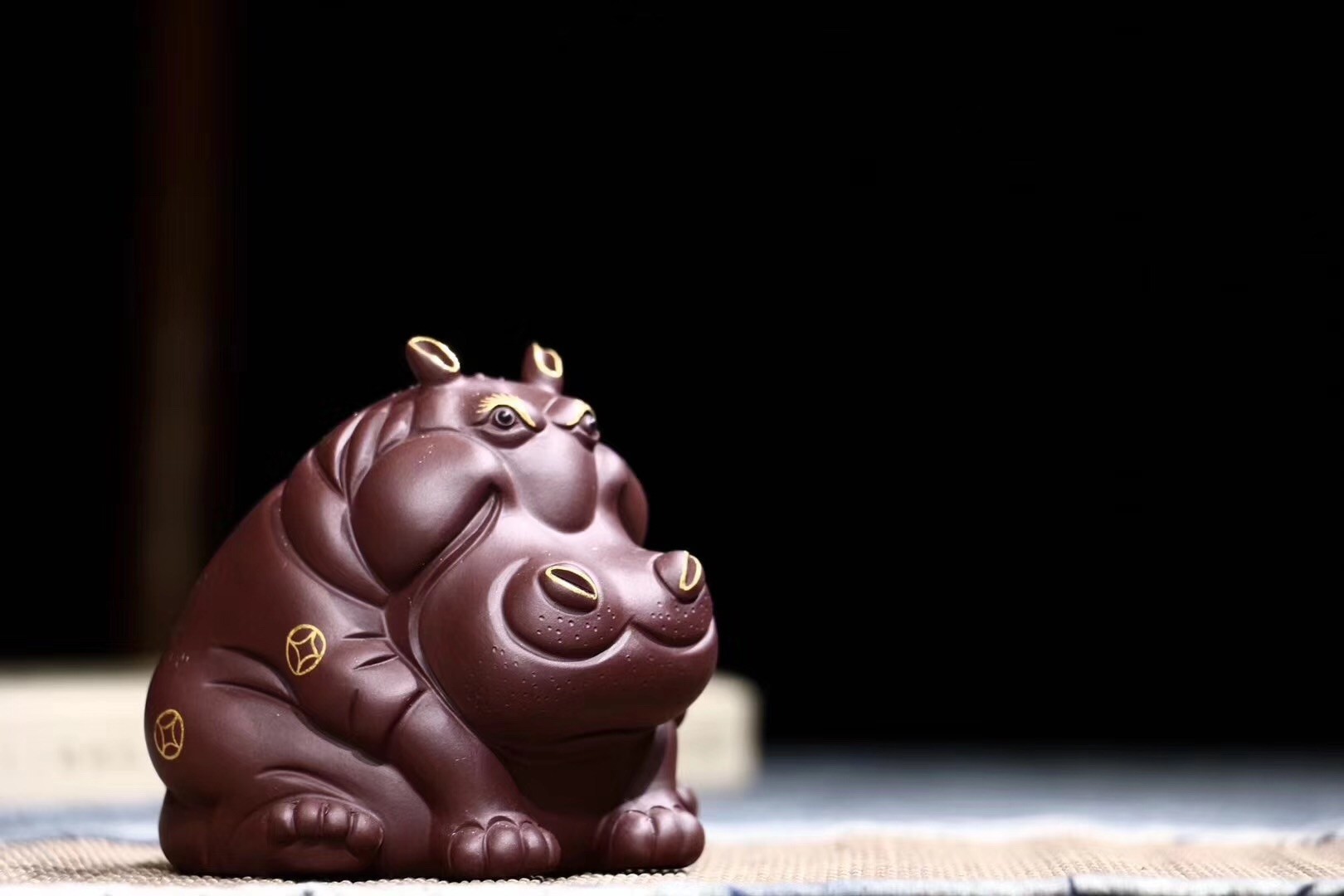 悠然紫砂作品 财大气粗