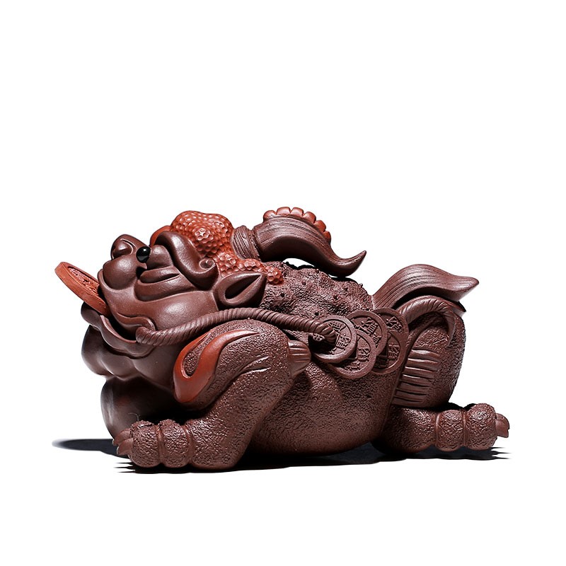 悠然紫砂作品 霸王蟾