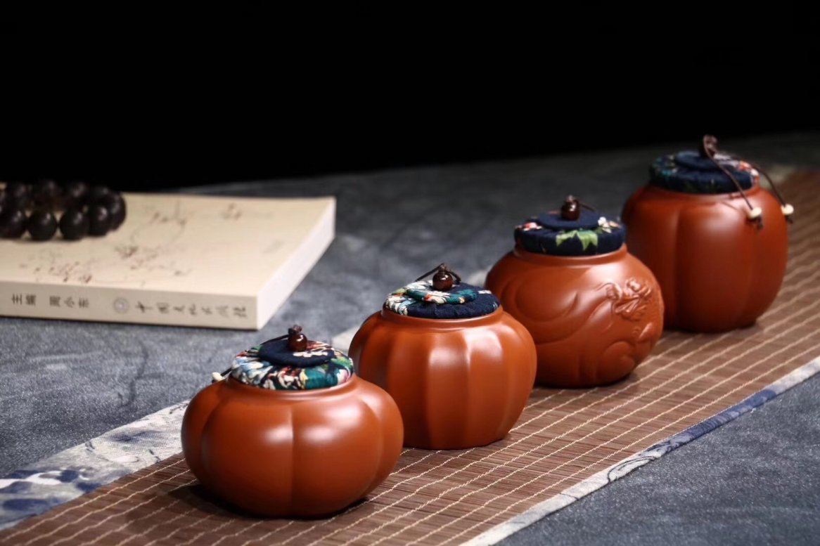 悠然紫砂作品 醒茶罐系列