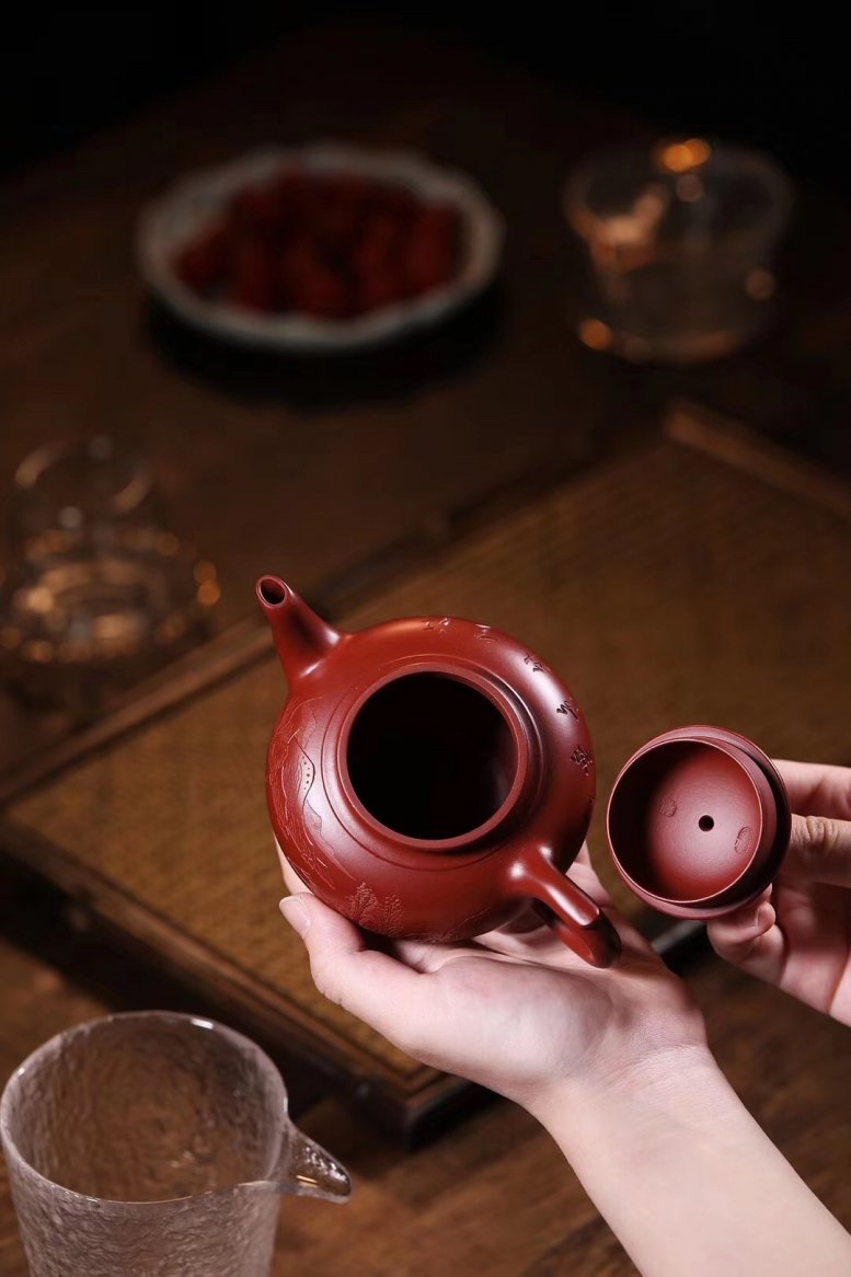 杨军保作品 山水笑樱(刻绘)