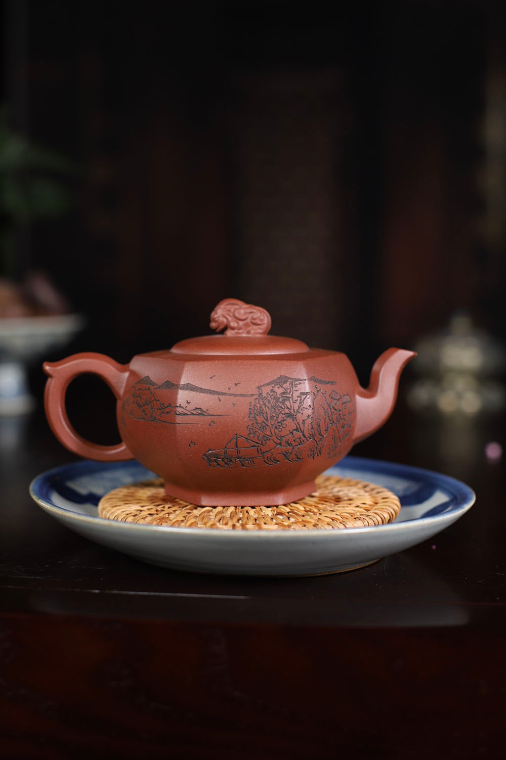 马晨作品 六方瑞兽