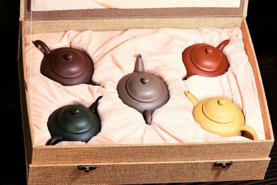 悠然紫砂作品 五色土