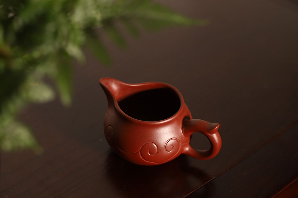 中国宜兴作品 如意公道杯