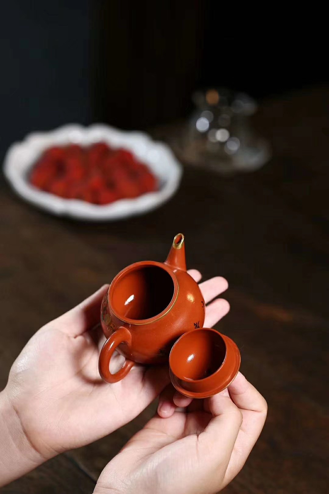 中国宜兴作品 剑流高潘