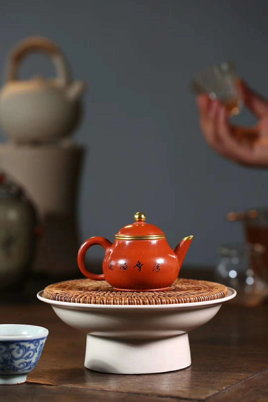 中国宜兴作品 剑流高潘