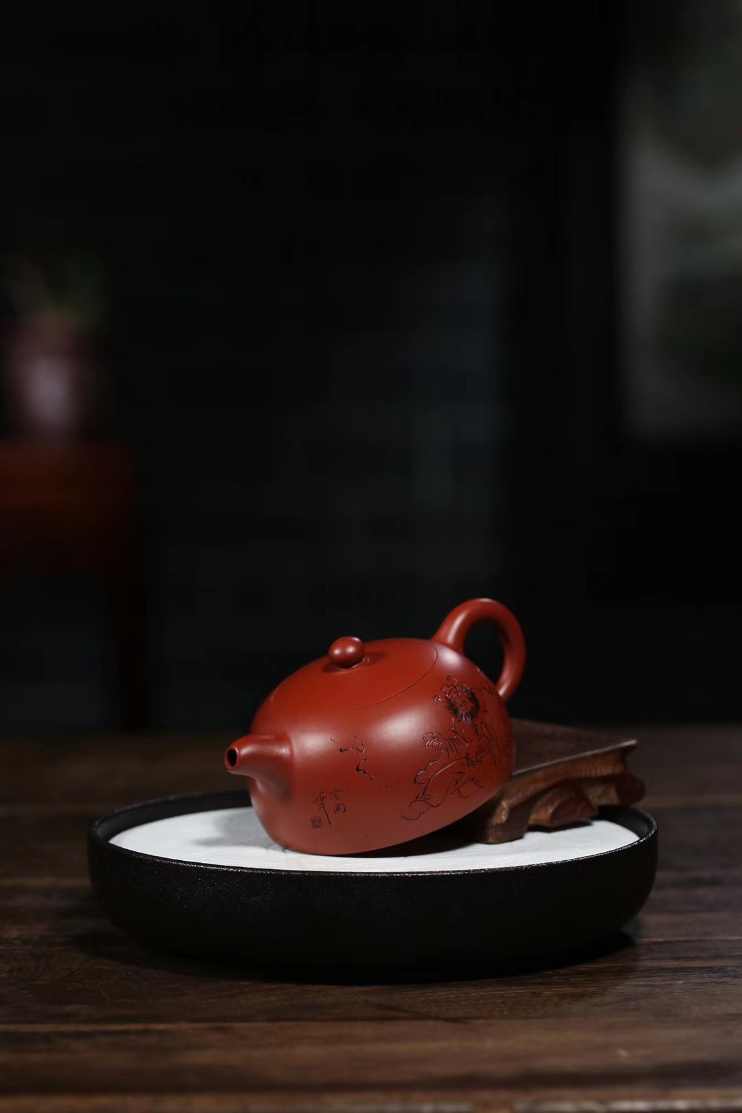 王其明作品 半月