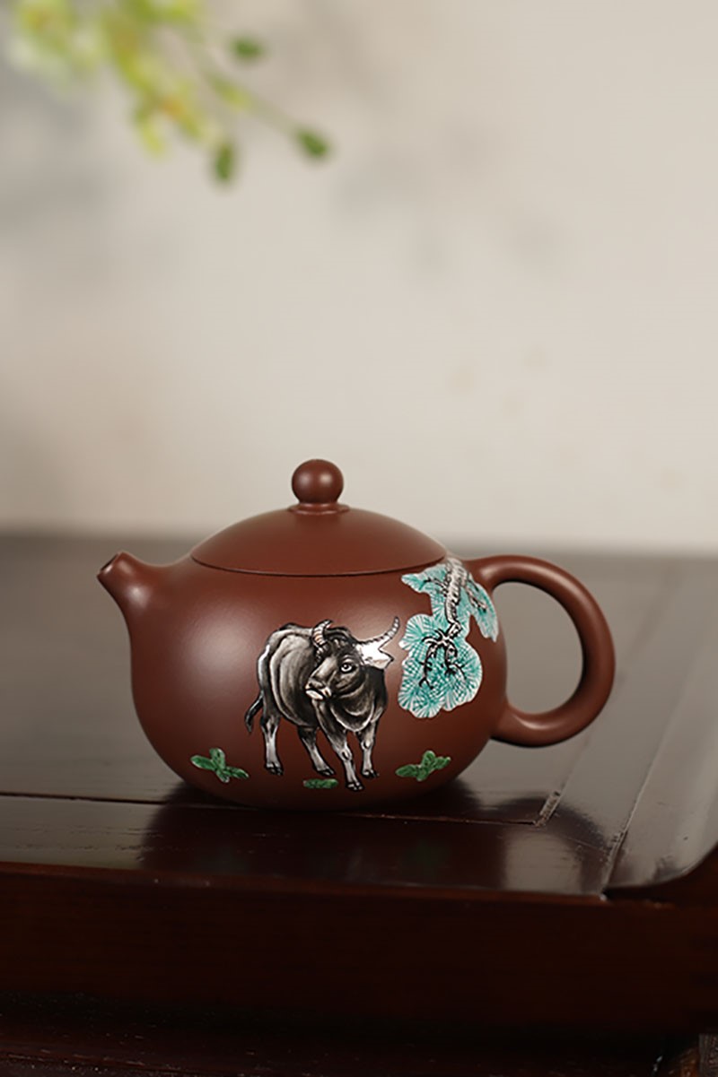 秦永强作品 十二生肖丑牛西施