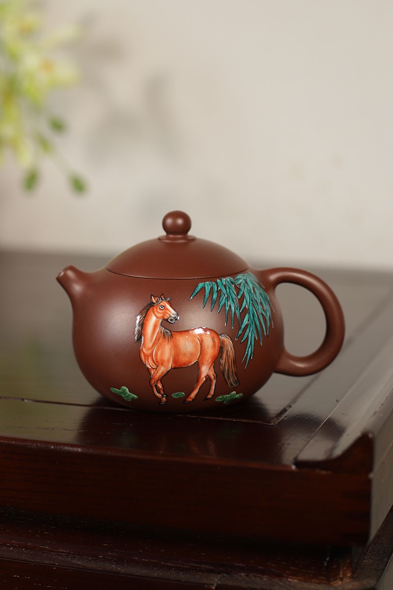 秦永强作品 十二生肖午马西施