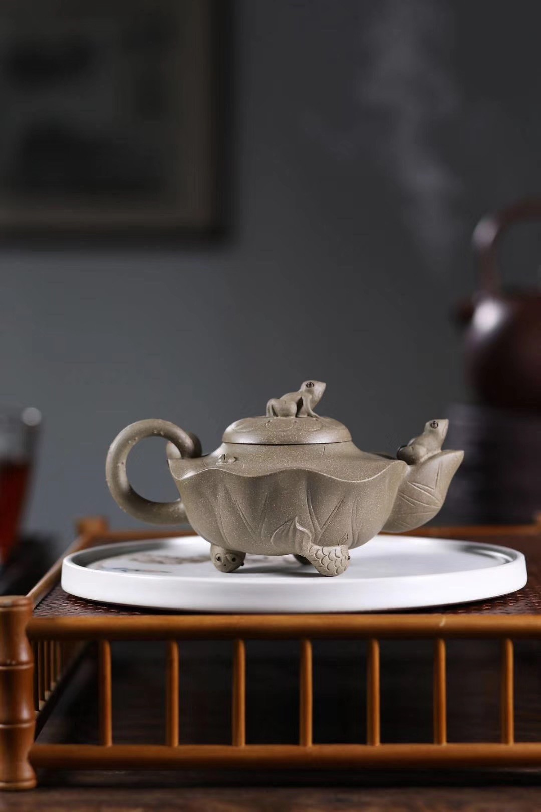 韩惠琴作品 荷叶青蛙