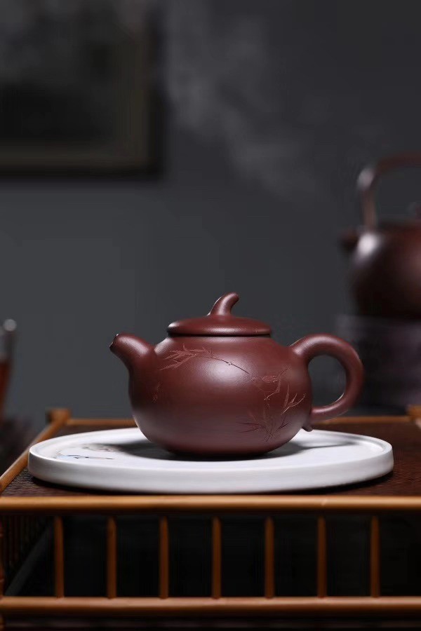 韩惠琴作品 茄段壶