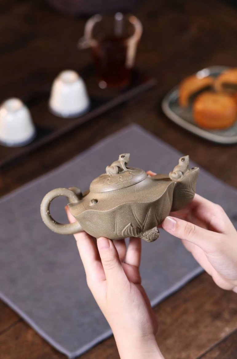 韩惠琴作品 荷叶青蛙