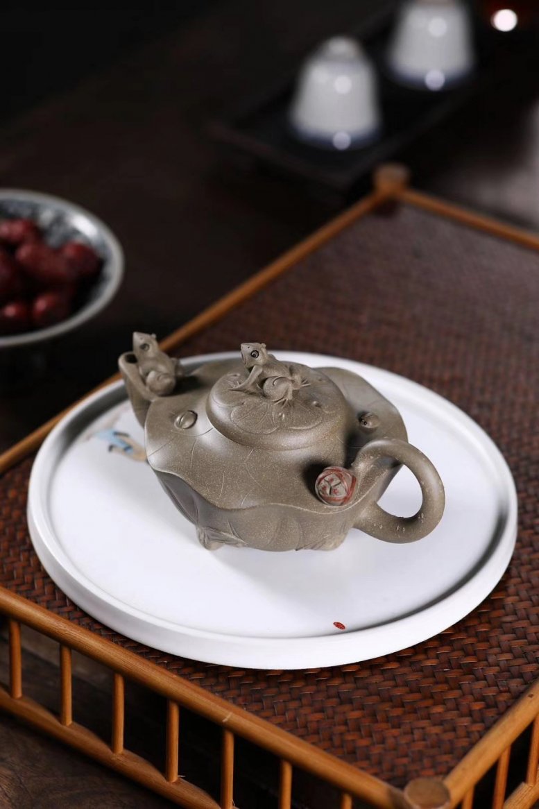 韩惠琴作品 荷叶青蛙