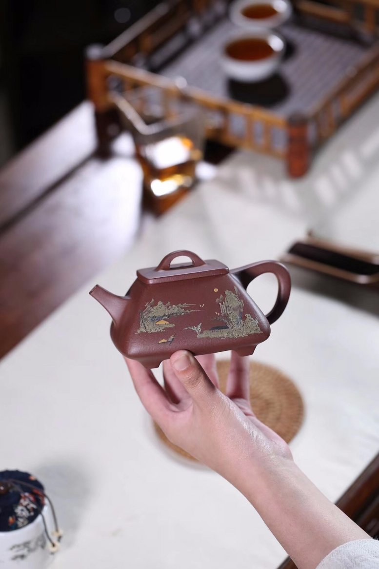张伟军作品 四方石瓢