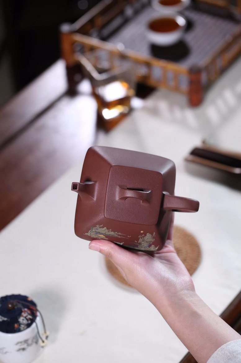 张伟军作品 四方石瓢