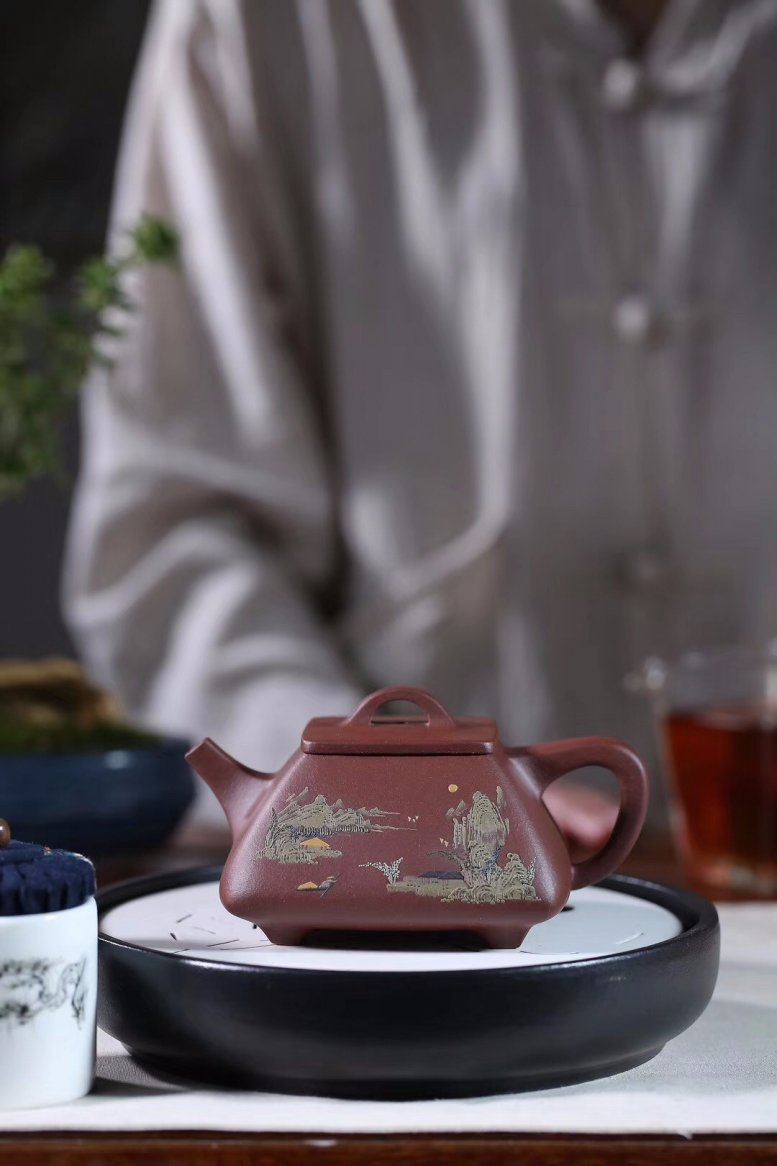张伟军作品 四方石瓢