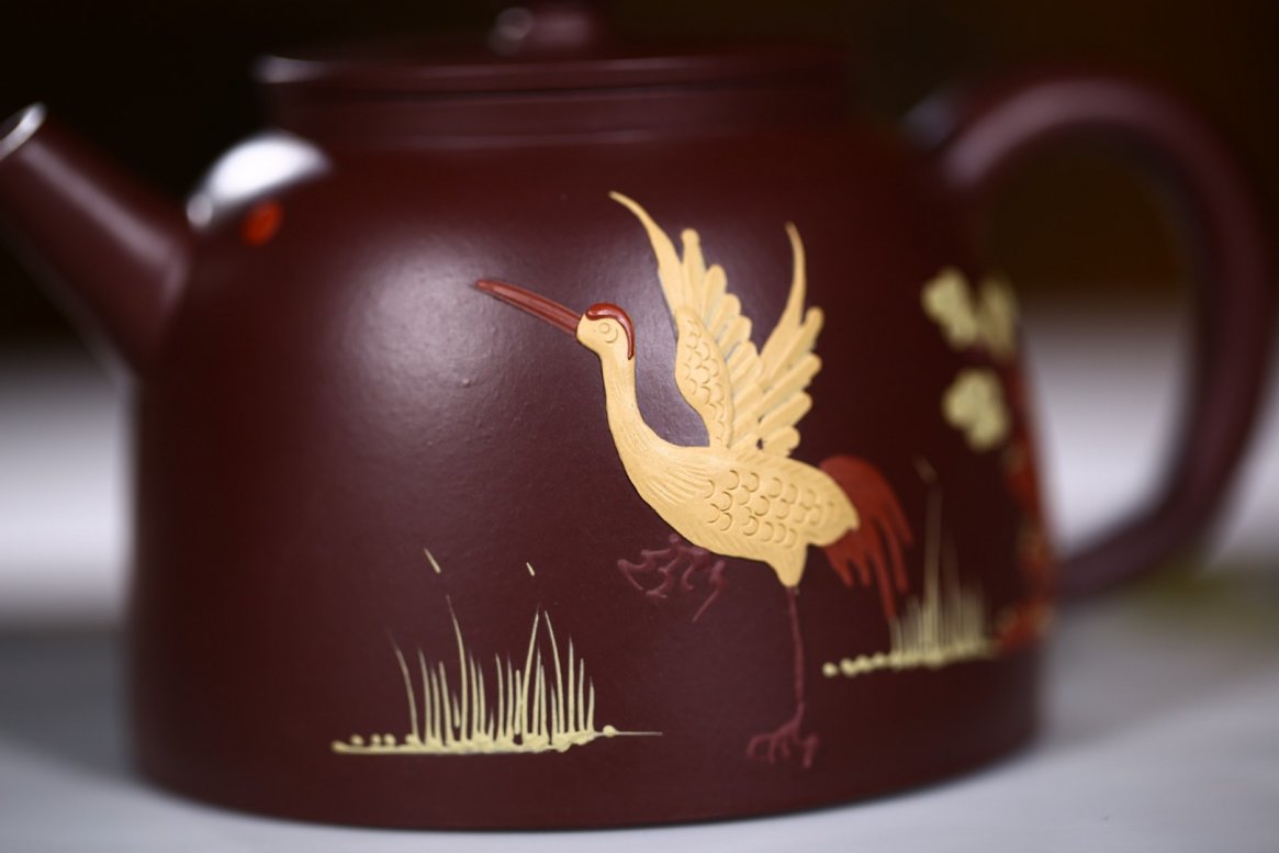 顾旭英作品 松鹤延年