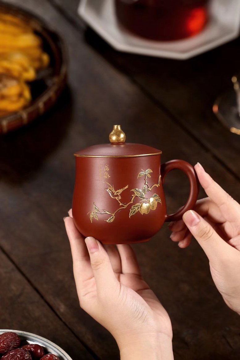 戚志君作品 清闲杯