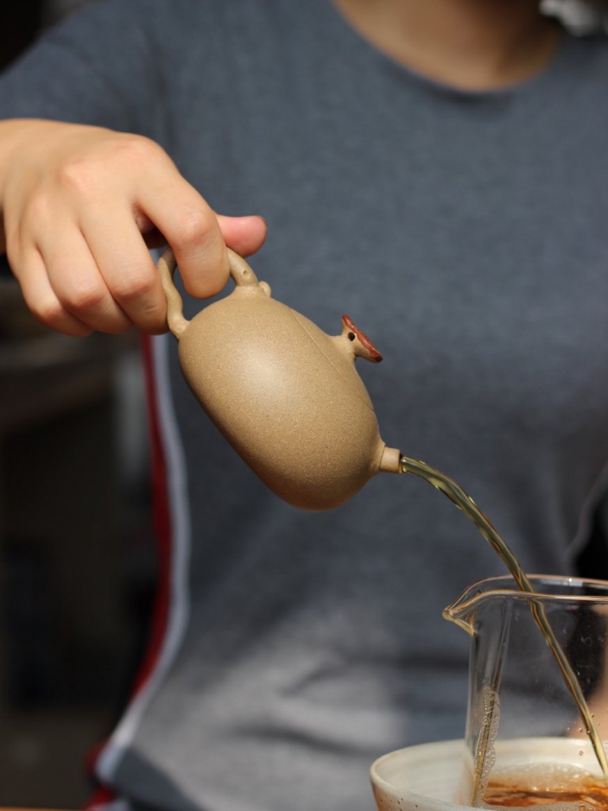 潘梅强作品 老树灵芝