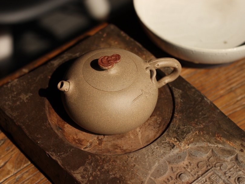 潘梅强作品 老树灵芝