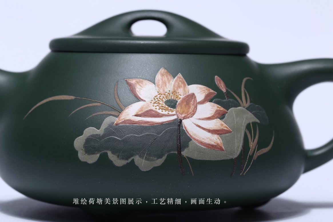 顾旭英作品 荷香石瓢