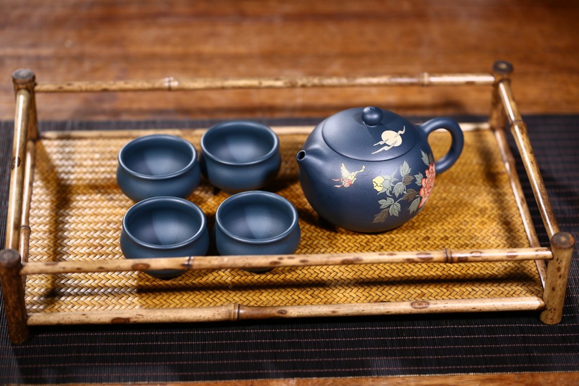 邵云琴作品 花好月圆套具