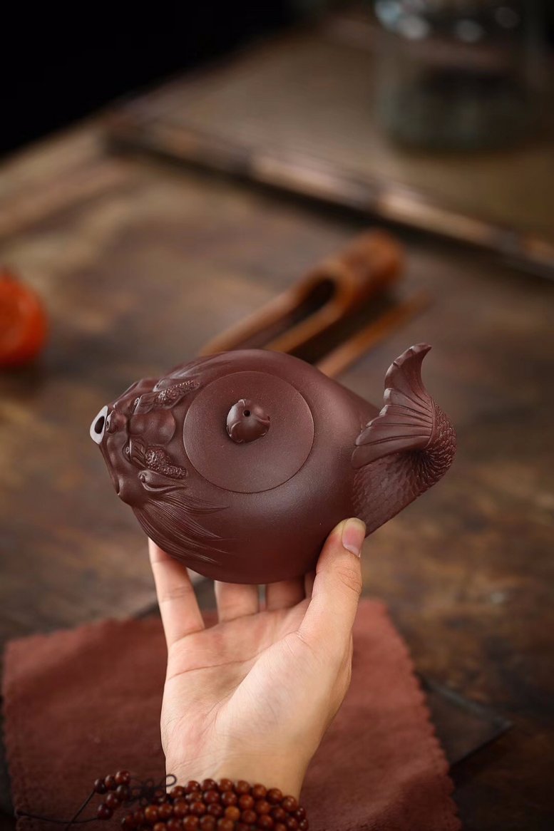杨军保作品 鱼跃龙门