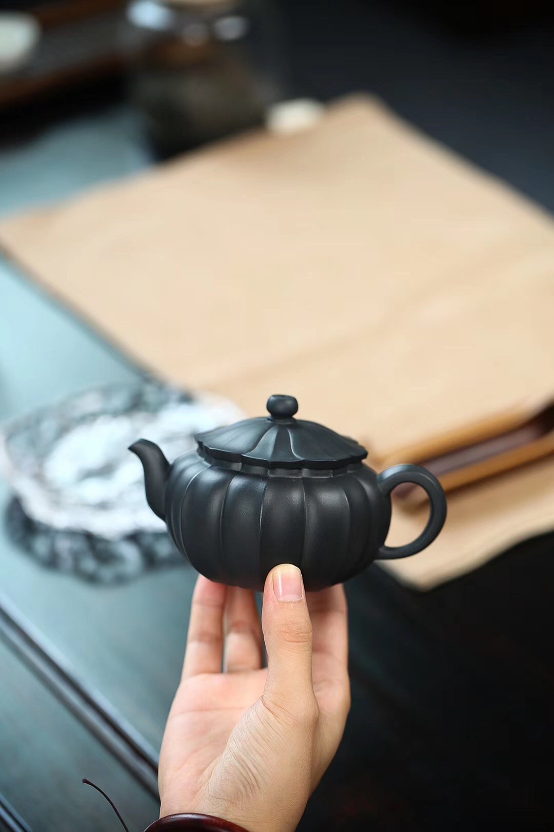 杨军保作品 墨莲