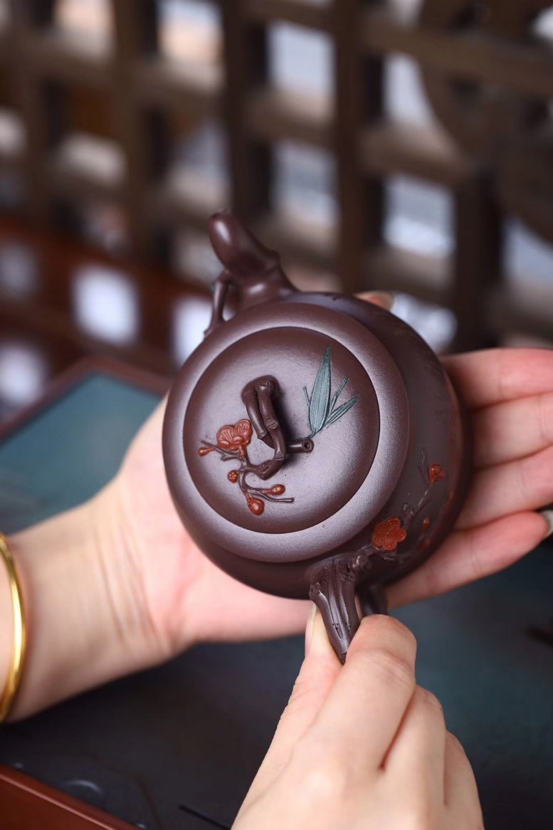 李霓作品 梅竹鼓