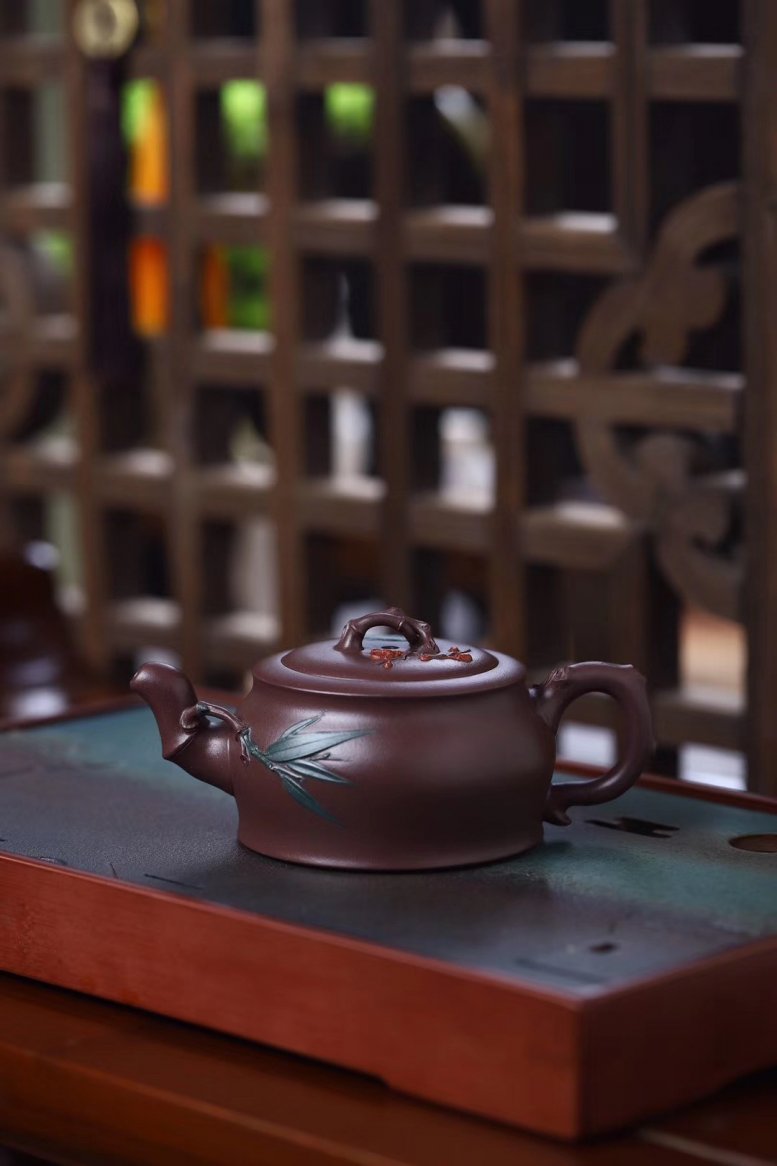 李霓作品 梅竹鼓