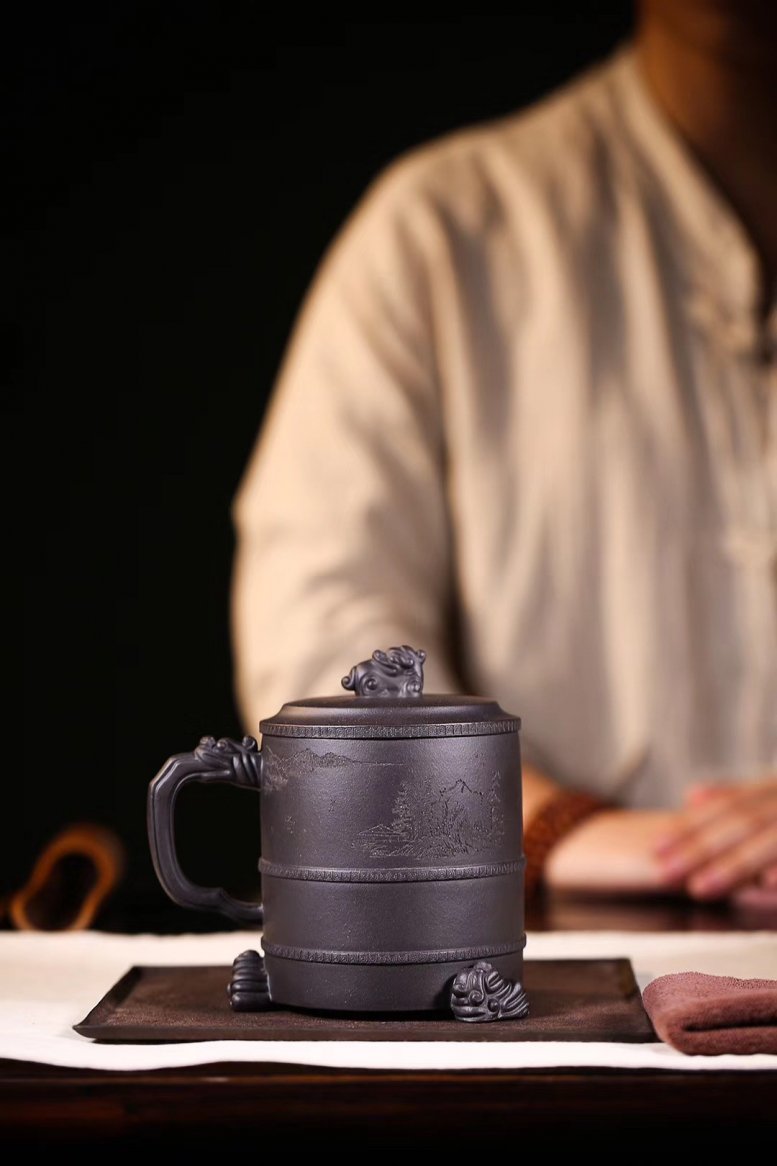 沈洪斌作品 瑞意盖杯