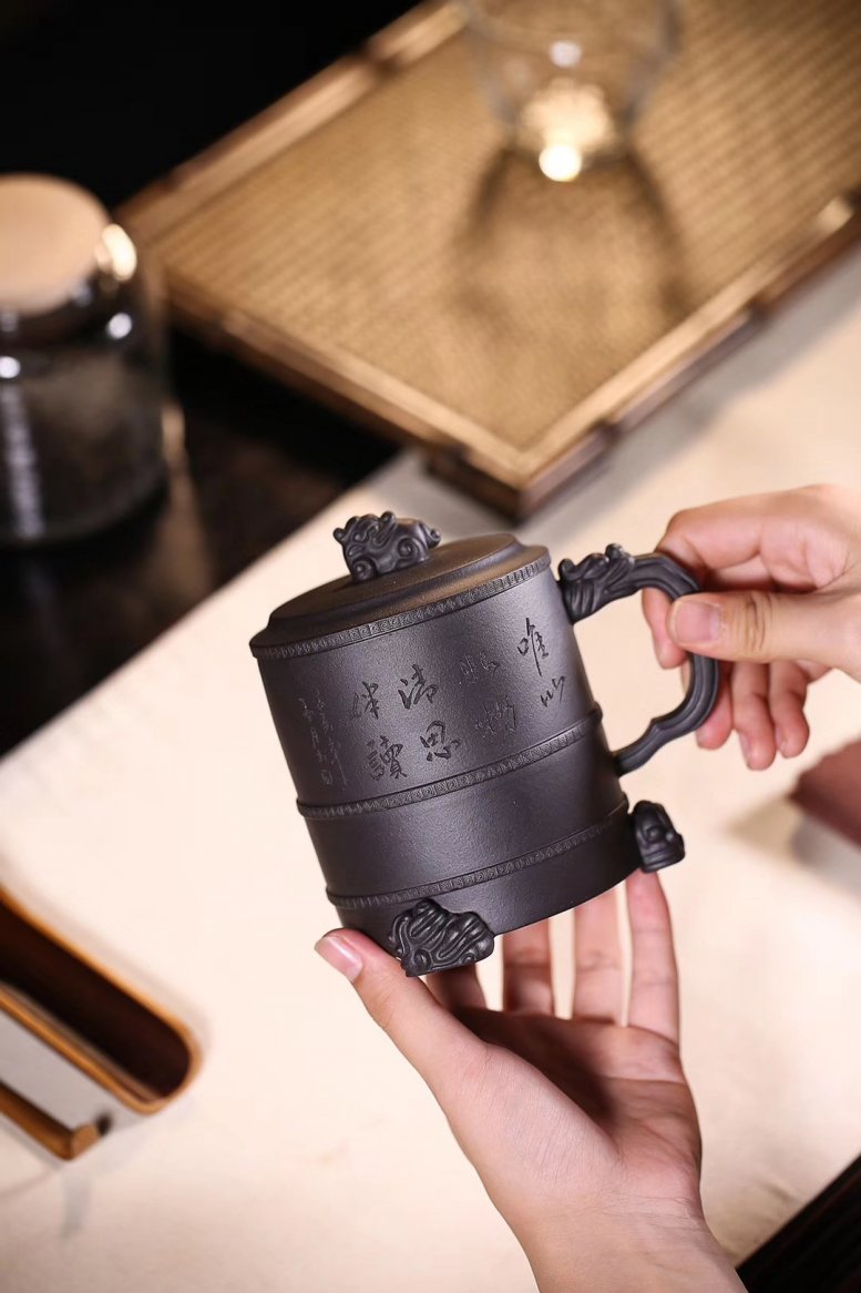 沈洪斌作品 瑞意盖杯