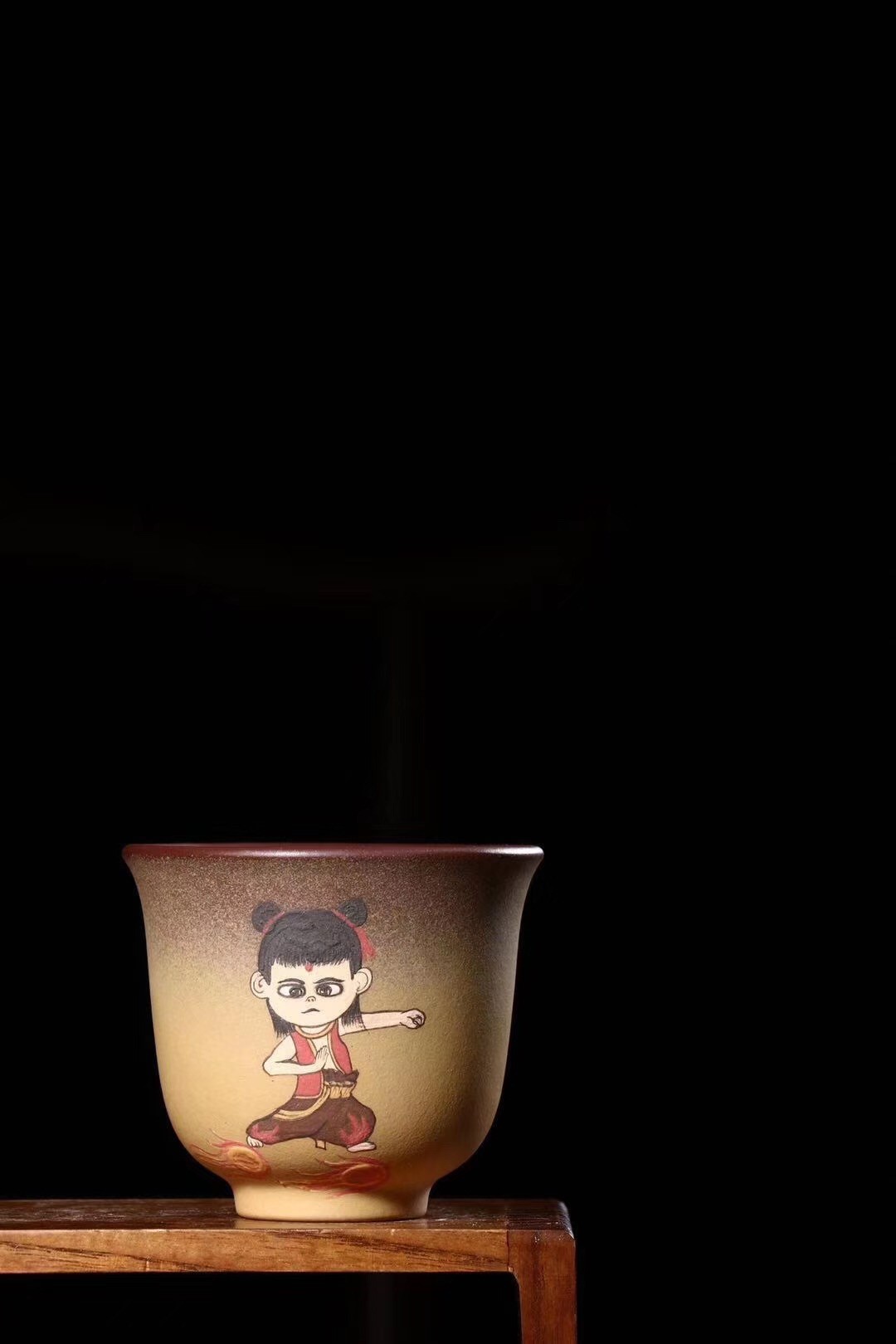 吕霞作品 哪吒对杯