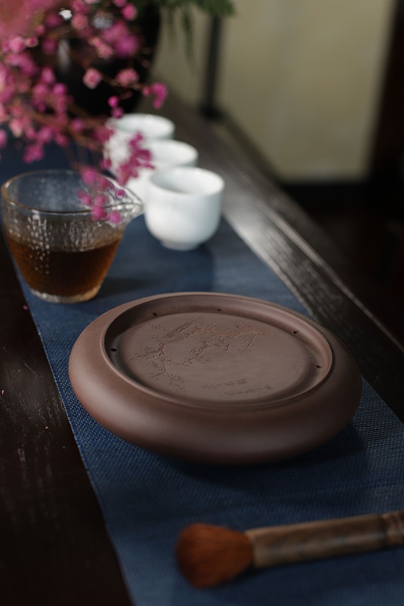 悠然紫砂作品 壶承
