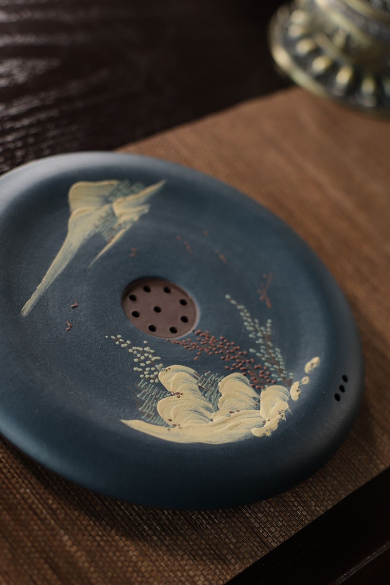 悠然紫砂作品 壶承