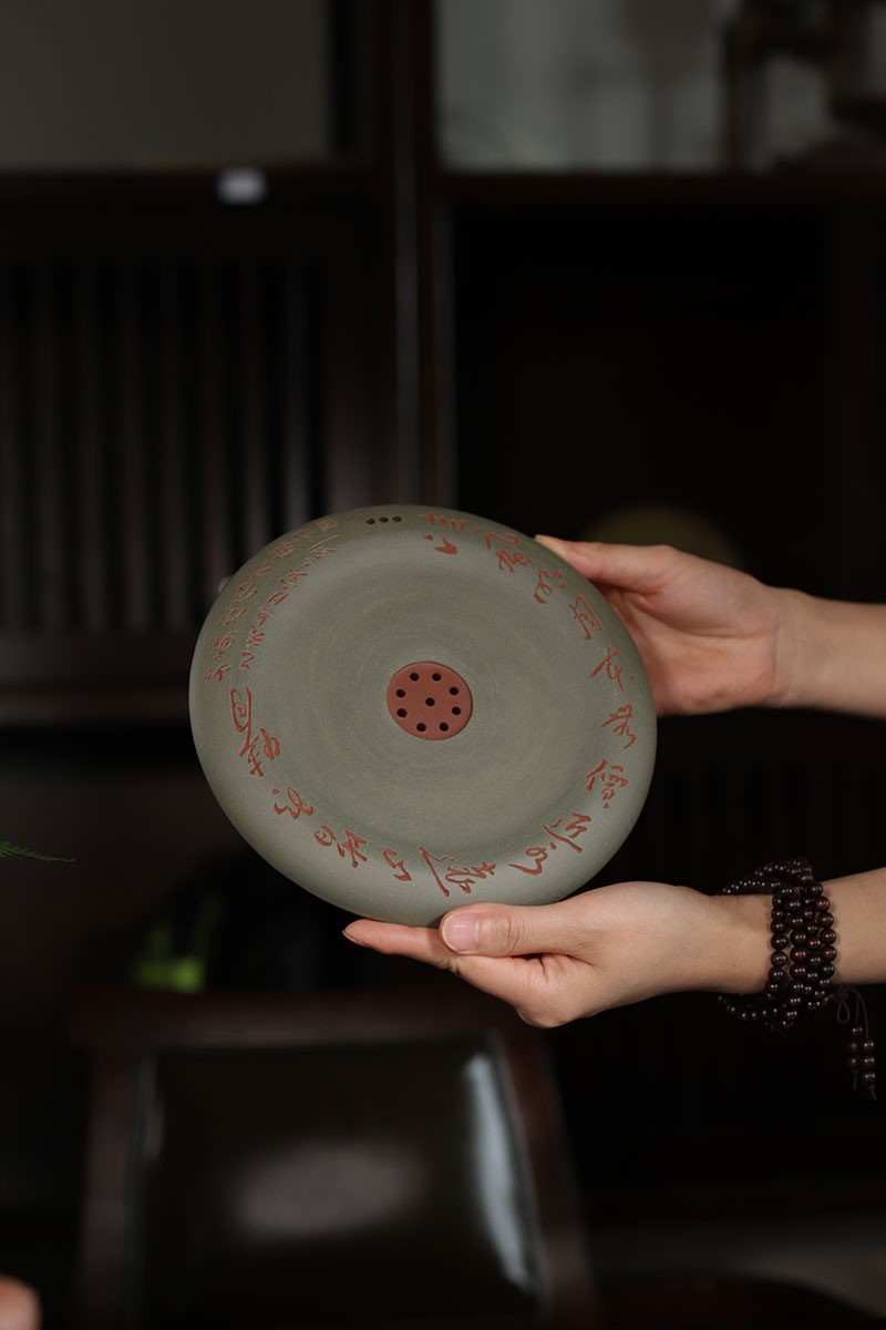 悠然紫砂作品 壶承