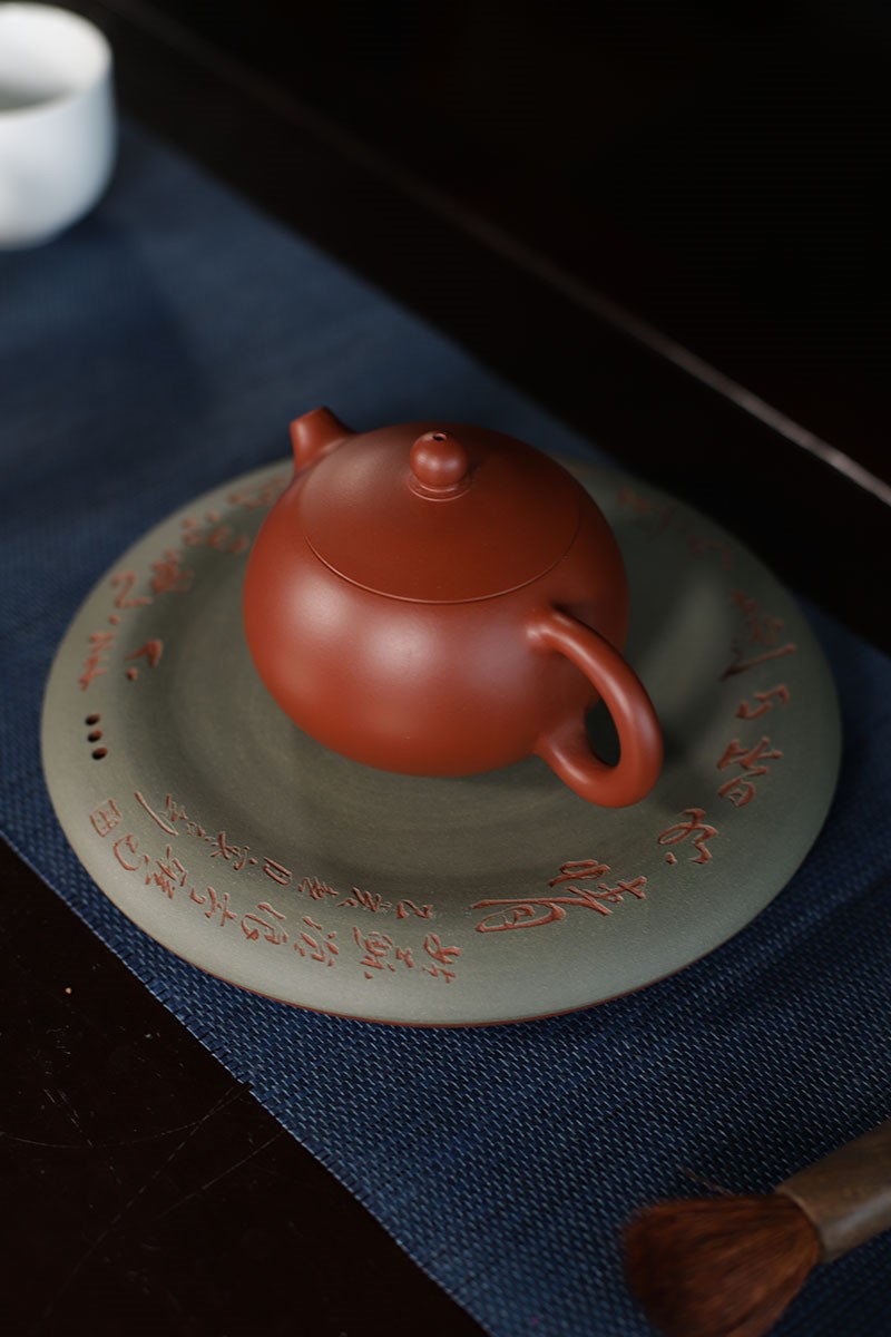 悠然紫砂作品 壶承
