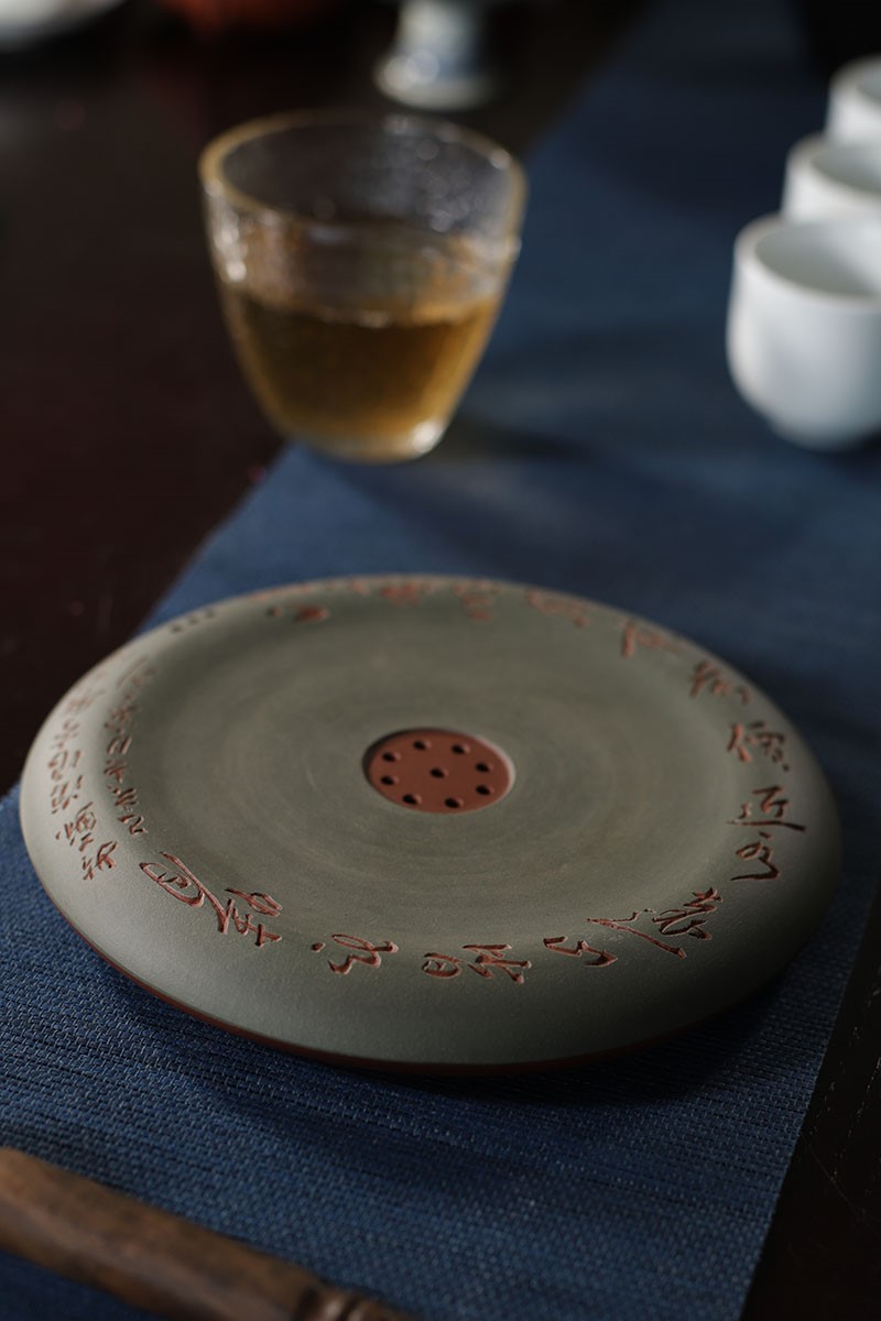 悠然紫砂作品 壶承