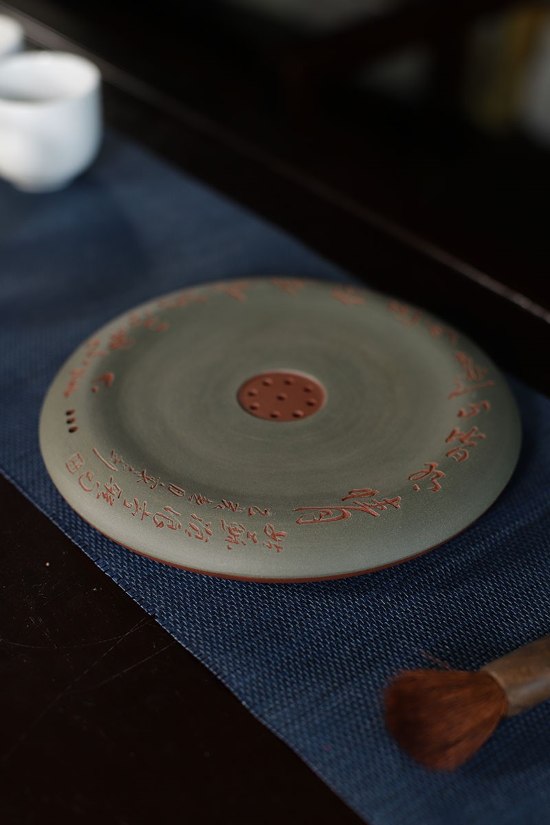 悠然紫砂作品 壶承