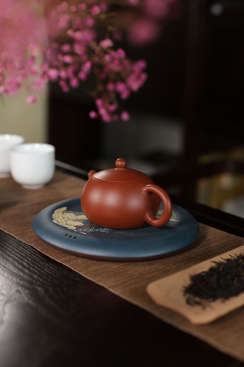 悠然紫砂作品 壶承
