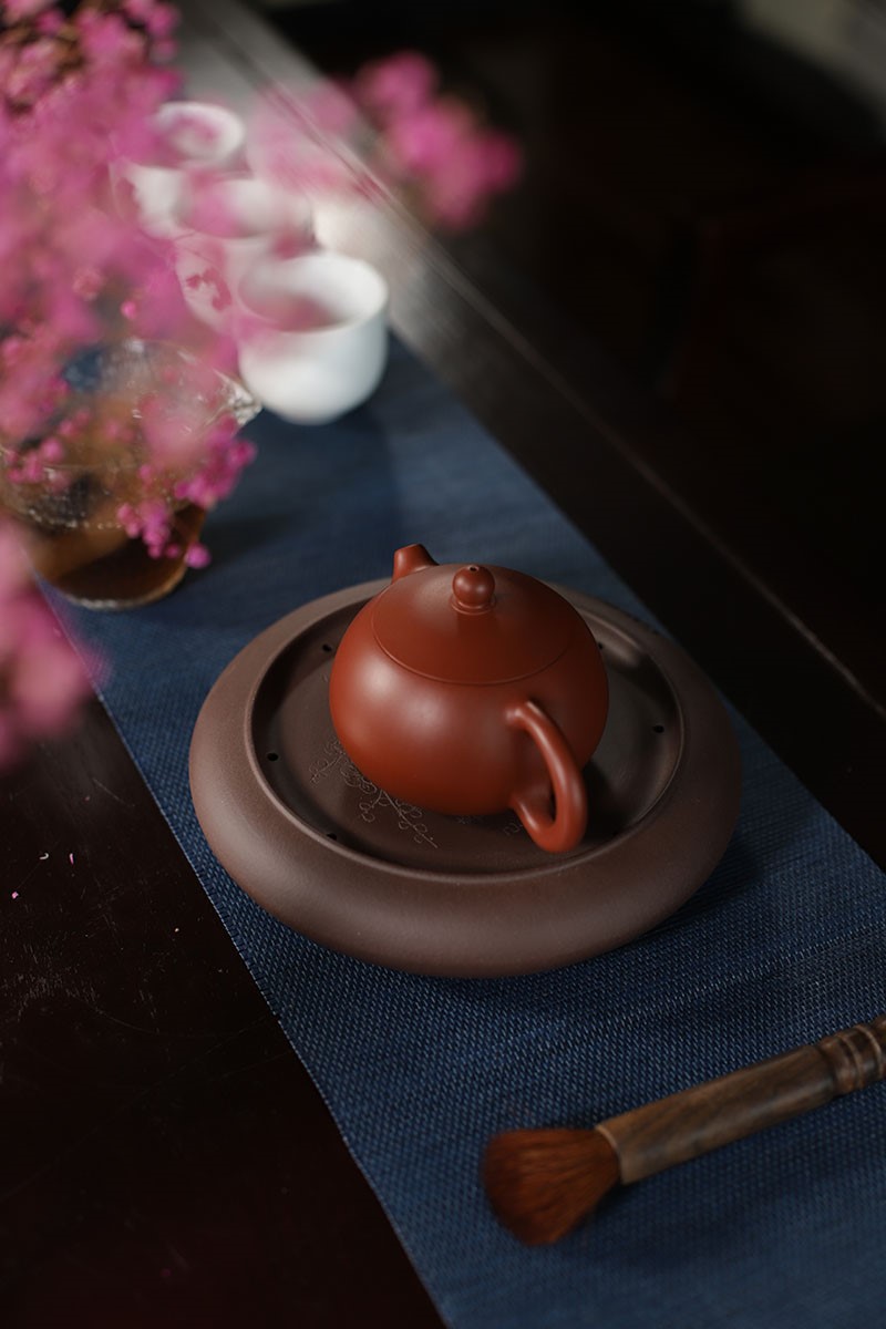 悠然紫砂作品 壶承