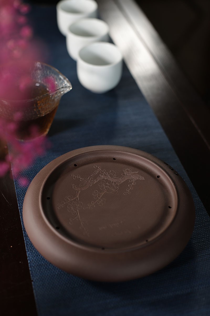 悠然紫砂作品 壶承