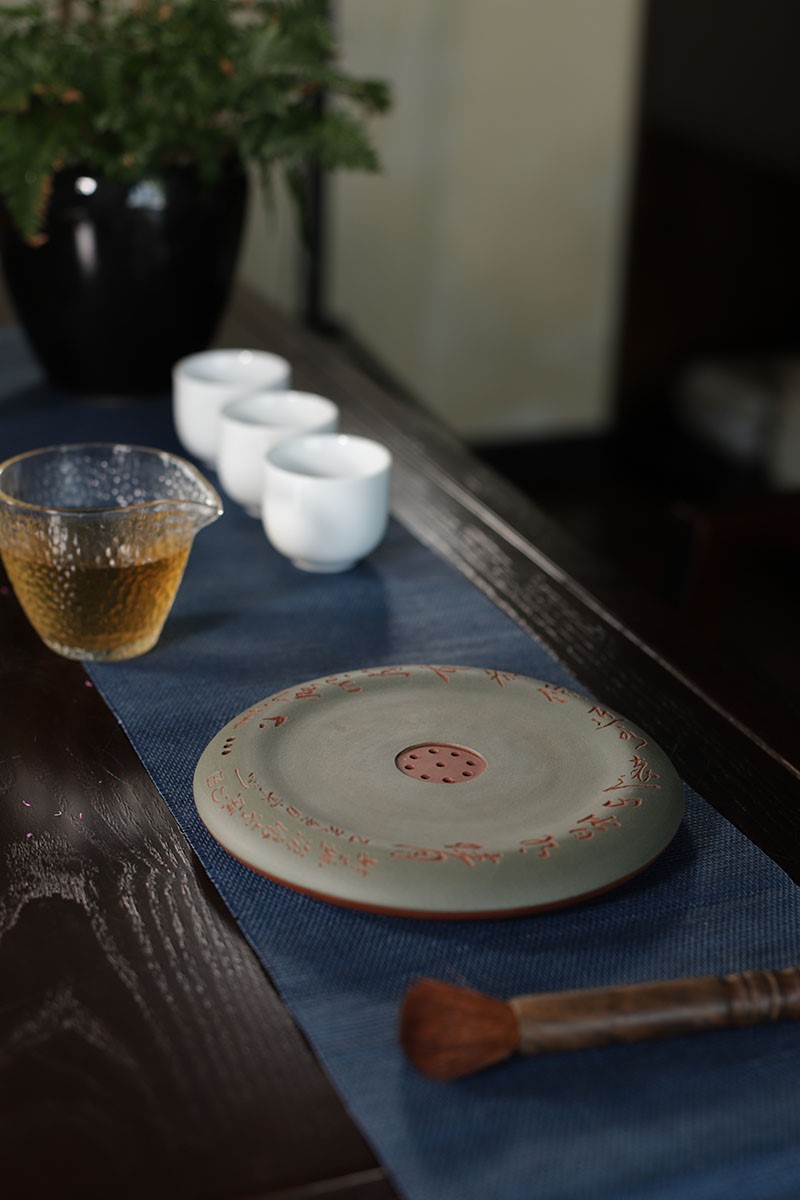 悠然紫砂作品 壶承