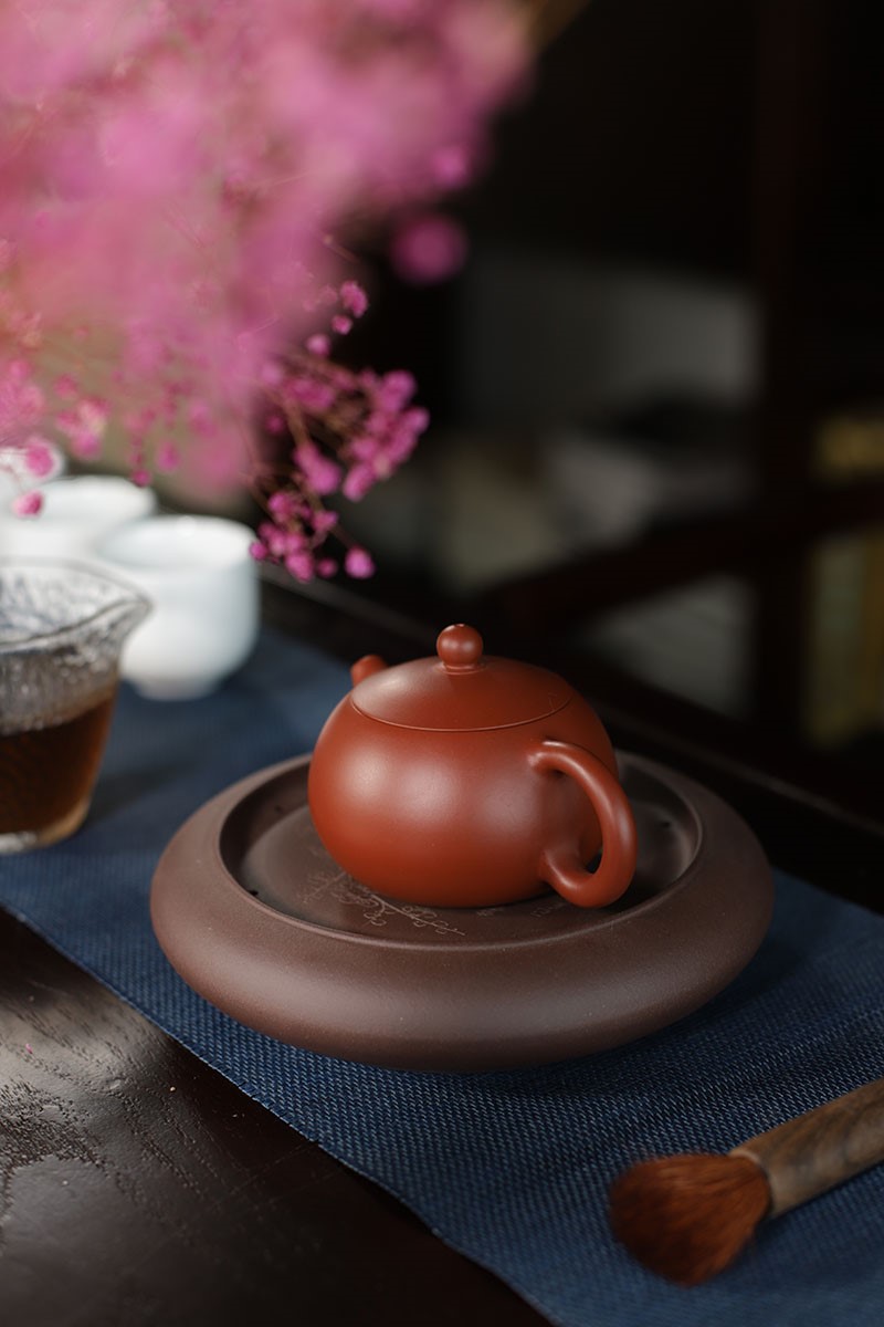 悠然紫砂作品 壶承