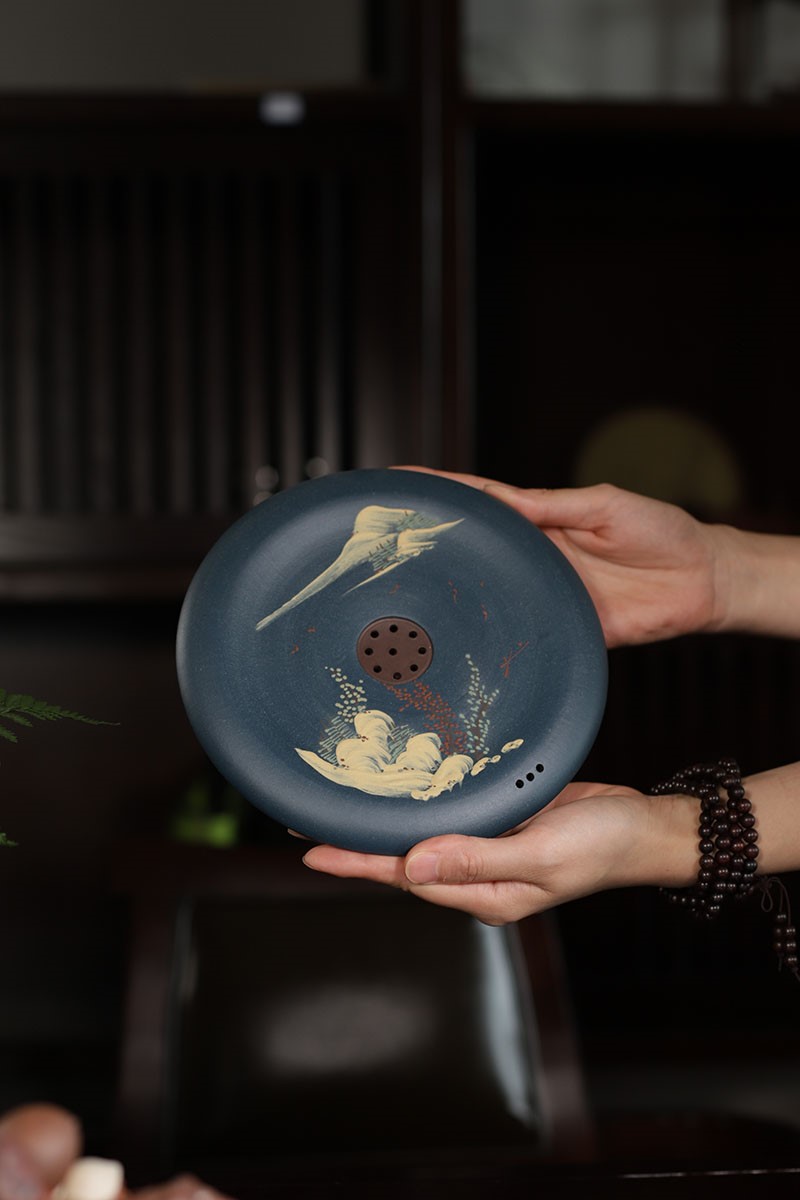 悠然紫砂作品 壶承