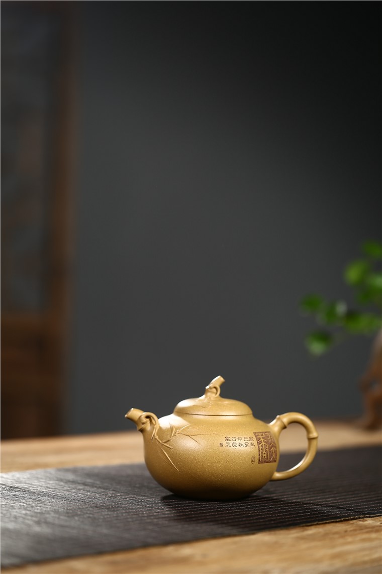 潘俊作品 竹香壶套具图片