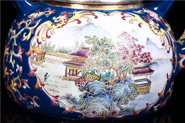 吴赛春作品 半月提梁图片