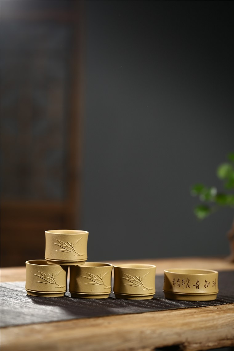 潘俊作品 竹香壶套具图片