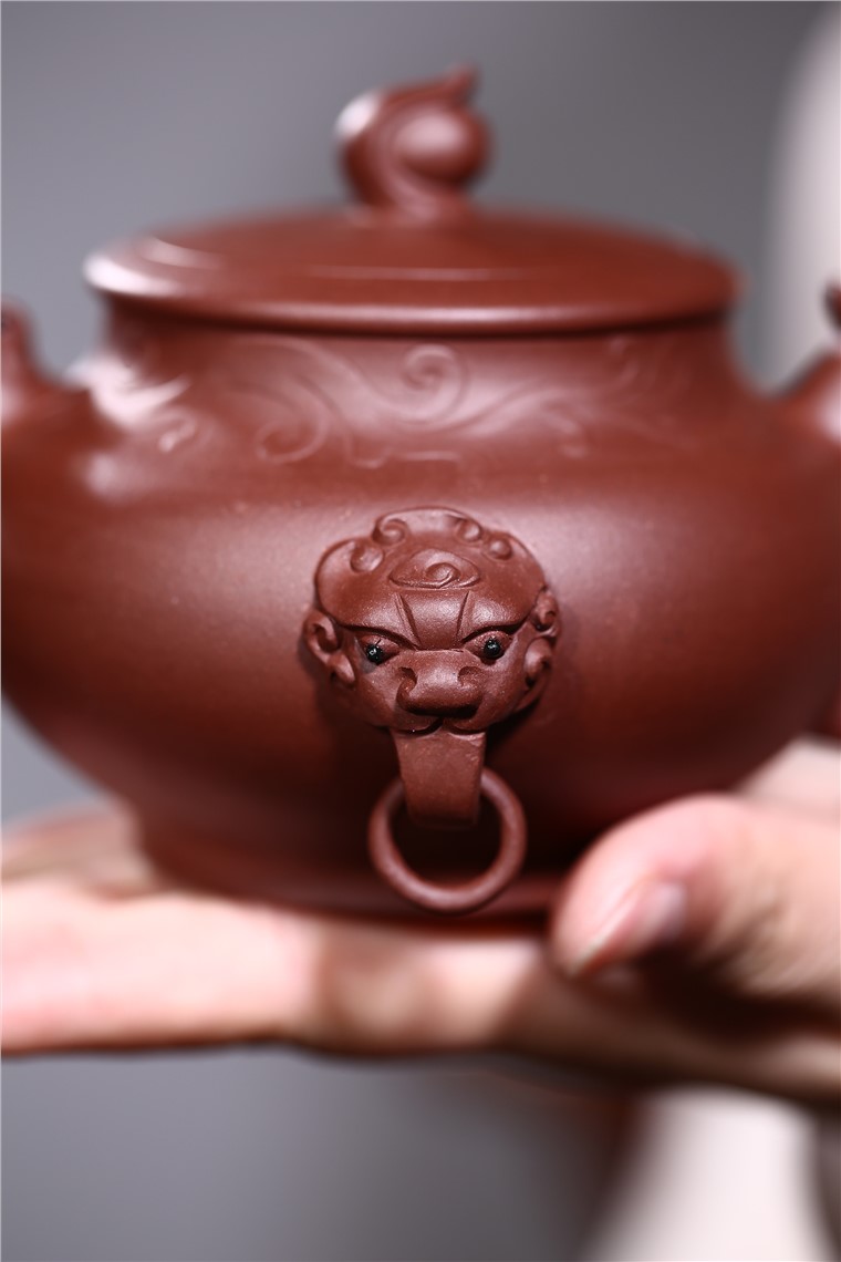 顾旭英作品 瑞兽聚财图片