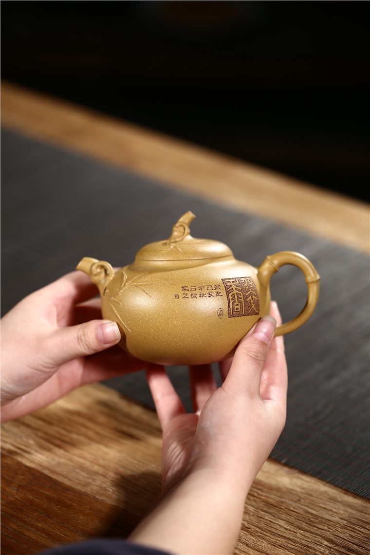 潘俊作品 竹香壶套具图片